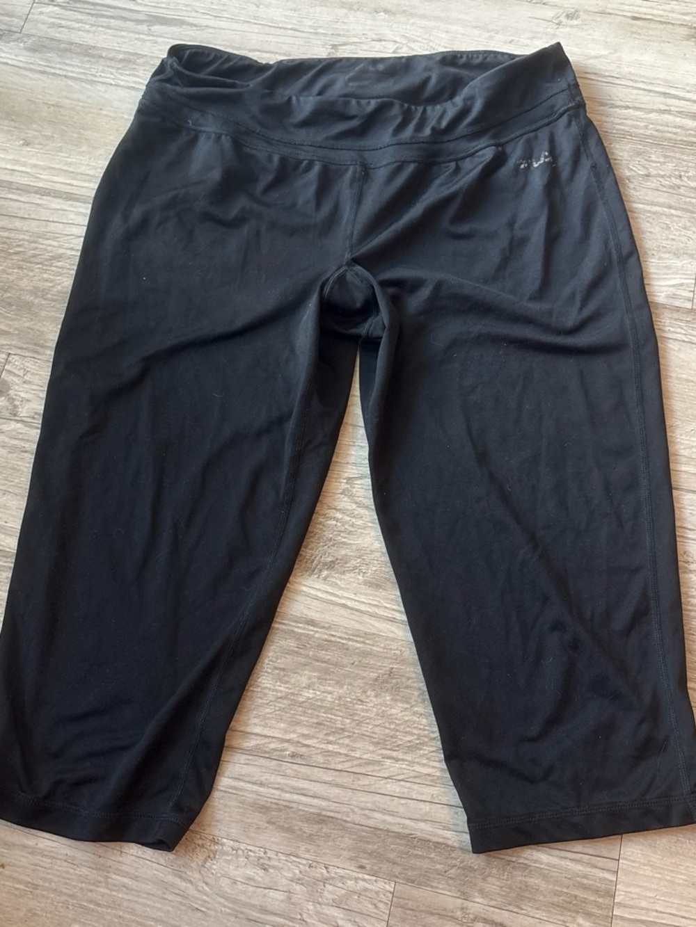 Fila Black Cropped Performance Leggings